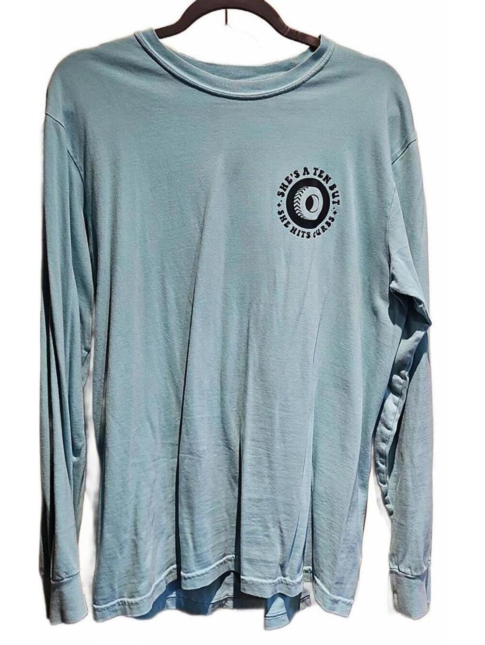 Comfort colors boutique graphic long sleeve size M